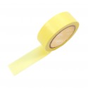 Masking tape couleur jaune pastel