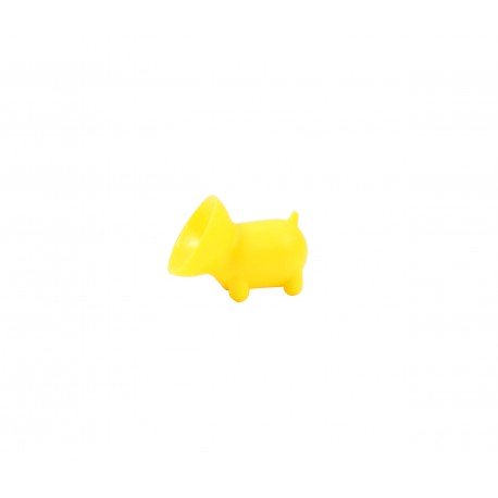 Support téléphone kawaii Mini ventouse cochon jaune