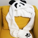 Bonnet écharpe gant 3 en 1 Panda kawaii