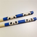 Baguettes kawaii tête de Panda mignon bleu