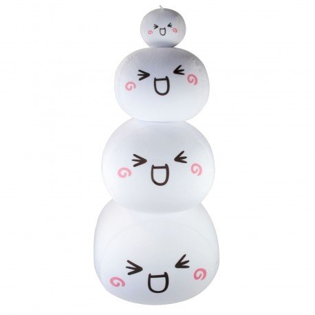 Strap boule mochi anti-stresse kawaii emoji 1 - joyeux