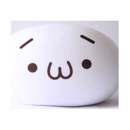 Coussin boule mochi anti-stresse kawaii emoji 4 Triste