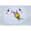 Coussin boule mochi anti-stresse kawaii emoji 8-S