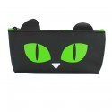 Trousse chat noir - yeux verts
