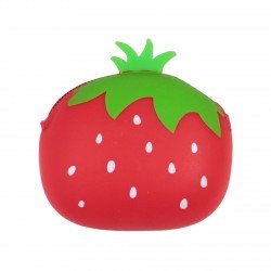 Porte monnaie zipe fruit fraise