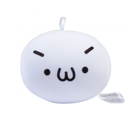 Strap boule mochi anti-stresse kawaii emoji 5 - étonné