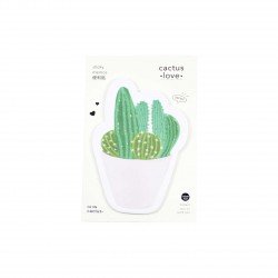 Memo repositionnable Cactus et son pot rose