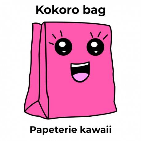 Kokoro Box - Pochette surprise de 10 articles de papeterie kawaii