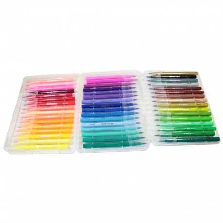 Kit stylos pinceaux 48 couleurs