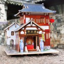 Puzzle en bois 3D maisonnette salon de thé chinois