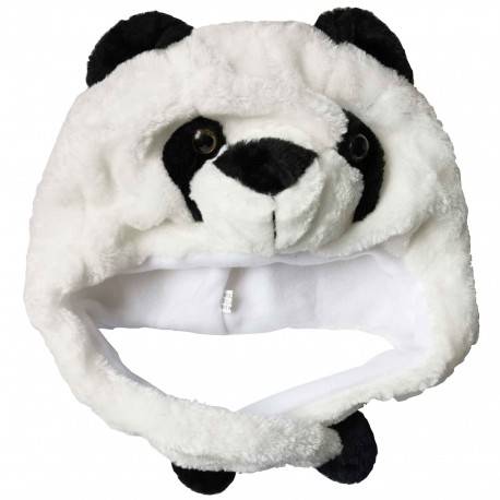 un bonnet panda kawaii avec protection d'oreilles
