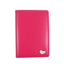Porte passeport - Petit canard - rose