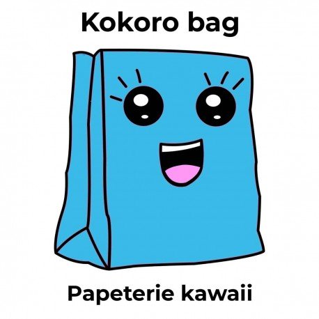 Kokoro Bag 2 - Pochette surprise de 6 articles de papeterie kawaii