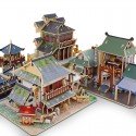 Puzzle 3D maisons anciennes