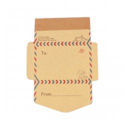 Bloc de notes - Mini enveloppe - Café
