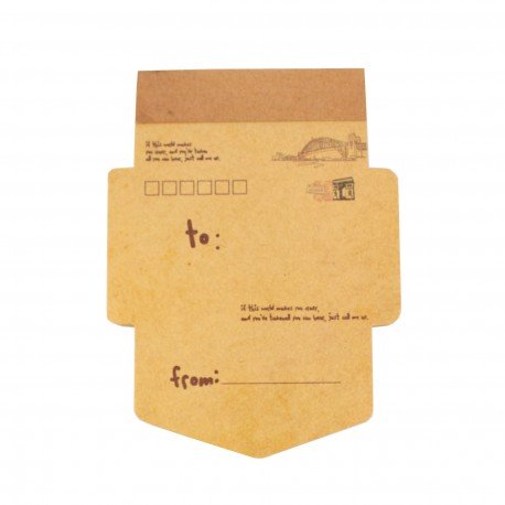 Bloc de notes - Mini enveloppe - France - Belle De Coeur