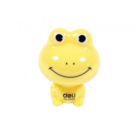 Taille crayons grenouille jaune